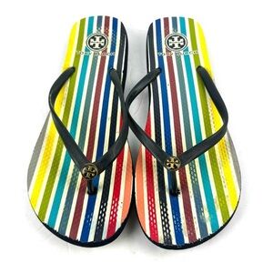Tory Burch Multicolor Striped Sandals